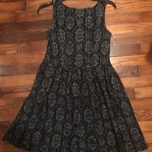 Black and white lace dress!